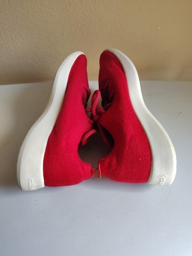 Allbirds Damen-Tennisschuhe rot Wolle Runner Schnürschuhe Größe 10 Freizeit Lifestyle - Bild 8 von 8