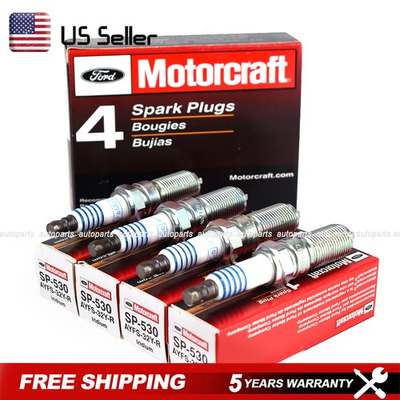 #ad #ad 4Pcs OEM SP 530 Spark Plugs AYFS32YR For Escape Lincoln MKZ Fusion SP530 Genuine $19.45