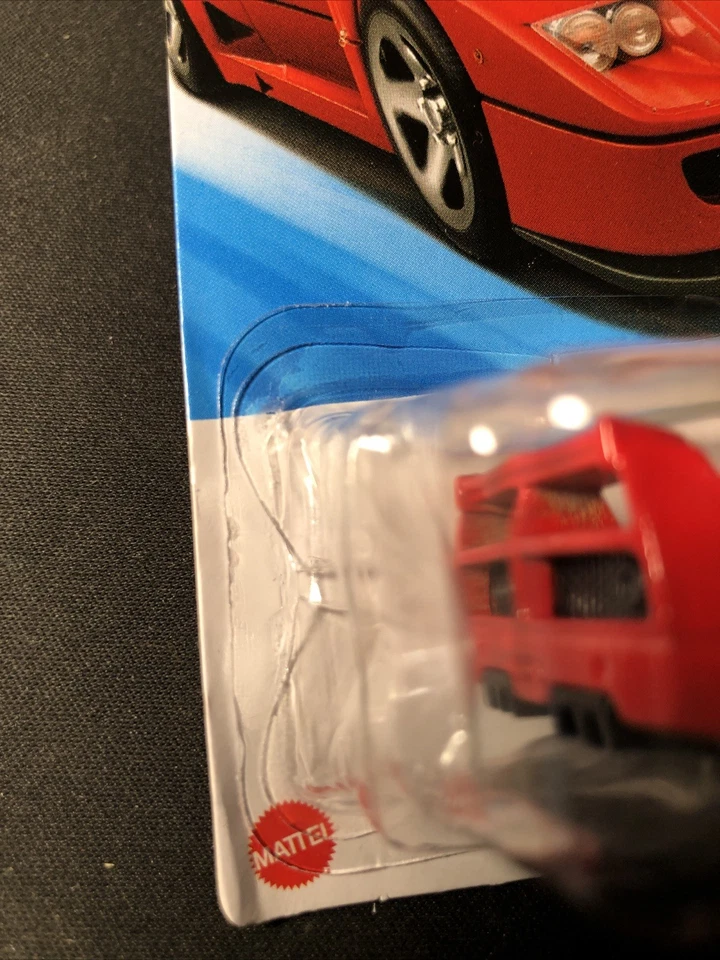 ERROR Hot Wheels 2025 Ferrari F40 Competizione Double Bubble Two Blisters 1/1 - Image 3 of 4