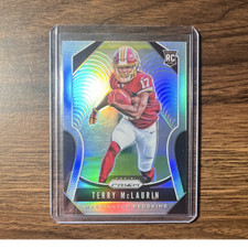 Panini 2019 Prizm Terry McLaurin Redskins #353 Silver Prizm Rookie Card. rookie card picture