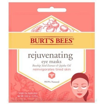 Burt's Bees Rejuvenating Eye Mask Single Use Eye Mask 1 Pair