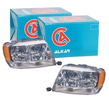 2X ALKAR HALOGEN SCHEINWERFER SATZ LINKS+RECHTS passend für JEEP GRAND