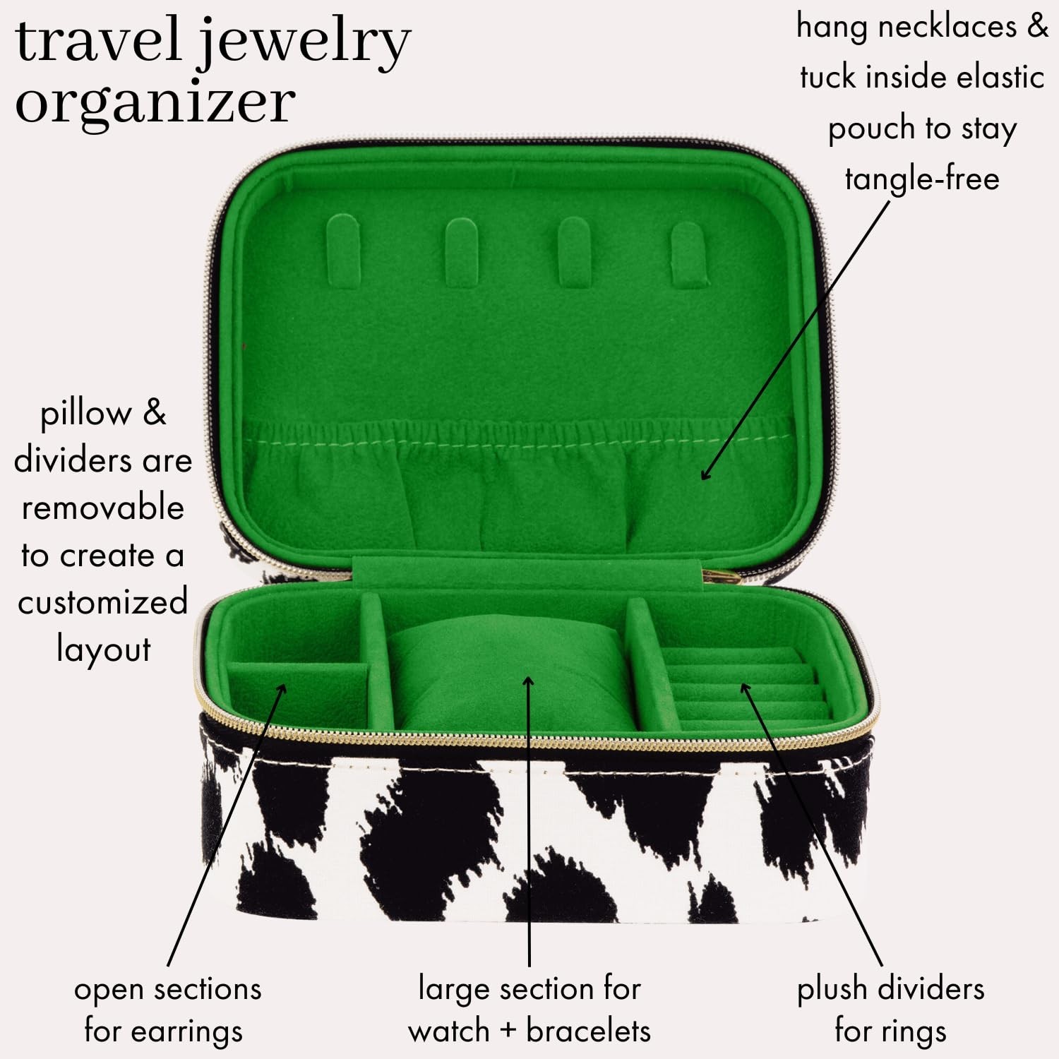 Kate Spade New York Small Travel Jewelry Case, Travel Box, Holder Organizer f... thumbnail 3