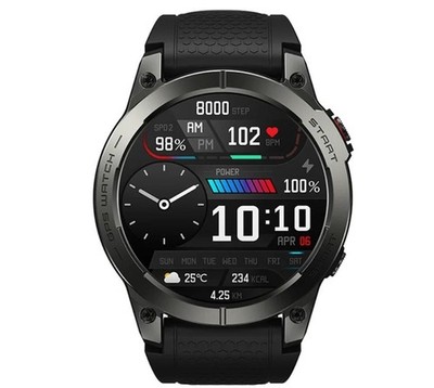 Smartwatch/ Fitnesstracker Zeblaze Stratos 3 - GPS, SpO2 HD AMOLED Display