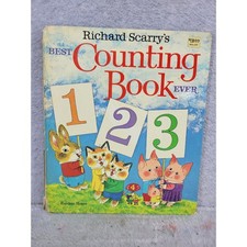 Richard Scarry Best Counting Book Ever Vintage 1975 Childrens Educational