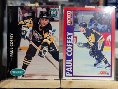 #212 Paul Coffey & #262 Paul Coffee 1000 Point Club - Pittsburgh Penguins