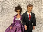 Pair Of Vintage Barbie & Ken Fashion Dolls JFK Clone Doll Not Sure See Pics