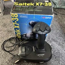 SAITEC X7-38 JOYSTICK CONTROLLER GAMING FLIGHT SIM