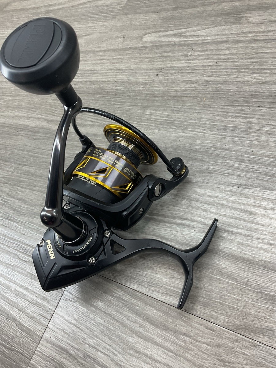 penn battle btlii5000 spinning reels black gold smoke Penn Battle III 5000 Spinning Fishing Reel 5.6:1 Ratio Black/Gold