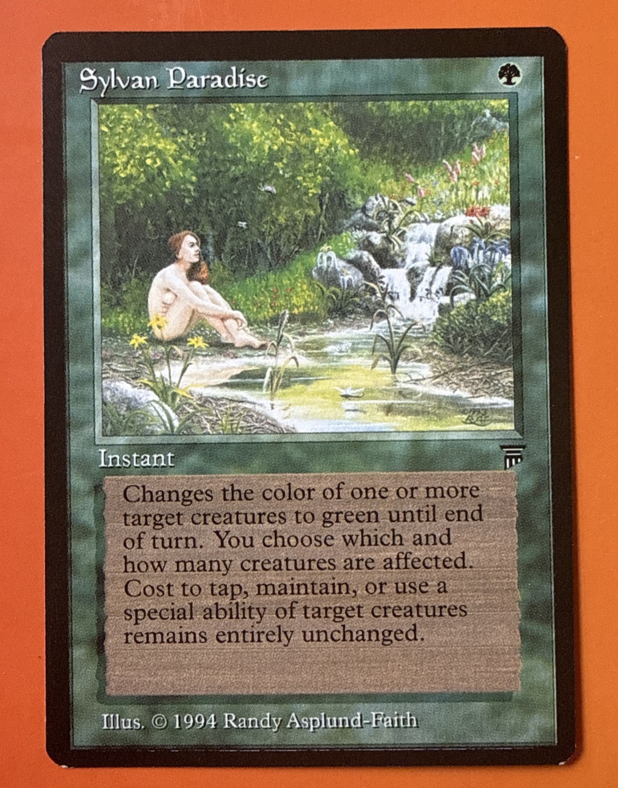 Sylvan Paradise Legends Card NM Condition MTG Magic the Gathering