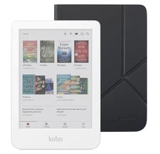 Kobo Clara Colour eReader (White) Case Bundle