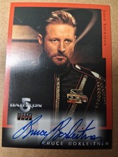 Bruce Boxleitner Autograph Card A10 Captain John Sheridan 1998 SkyBox Babylon 5 Bruce Boxleitner Autograph Card A10 Captain John Sheridan 1998 SkyBox Babylon 5