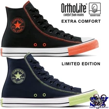 CONVERSE Men's Chuck Taylor All Star Neon Pop Hi-Top Shoes Rubber Outsole Shoe