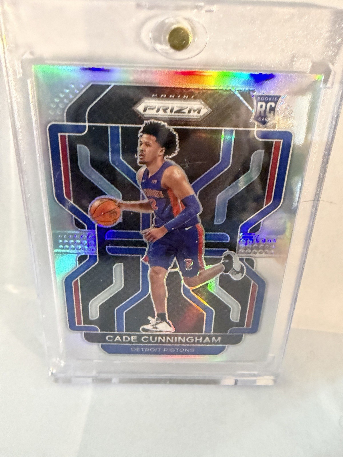 Panini Silver Prizm 2021-22 Cade Cunningham Rookie Card #282 Detroit Pistons NBA