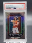 BO NIX 2024 OBSIDIAN FIRE AND ICE SILVER ROOKIE RC /99 #18 BRONCOS PSA 9 Q5454