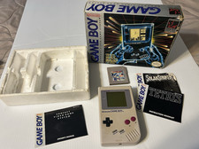 Vtg 1989 Nintendo Game Boy DMG-01 Game System Parts Only Original Box/Styrofoam