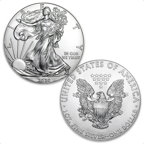 2020 1 oz American Silver Eagle BU 1 coin