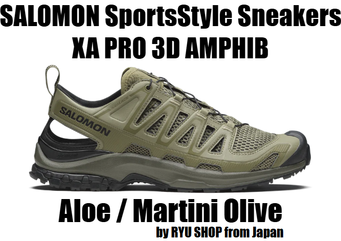 Salomon XA PRO 3D AMPHIB Sneakers in Aloe Martini Olive Black L47739900