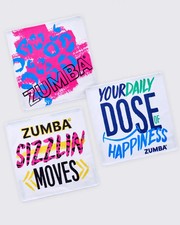 Zumba Sizzlin' Hand Towels - 3 Towels  - All 3 Towels  - A Perfect Gift 