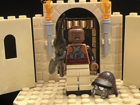 LEGO STAR WARS LANDO CALRISSIAN SKIFF GUARD MINIFIGURE (sw0398/9496-1) W/WEAPON