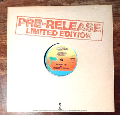 Brother D with Collective Effort Black Nation Rise? / Dib-Be-Dib 1980 Island 12''