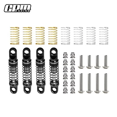 GPM Alloy Adjust Shock Set (4) 26mm AXIAL 1/30 SCX30 Ford Bronco Jeep Wrangler - Image 1 of 4