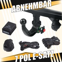 AnhäNgerkupplung Abnehmbar +E-Satz 7P FüR - Mercedes C Klasse S203 Kombi 01-07