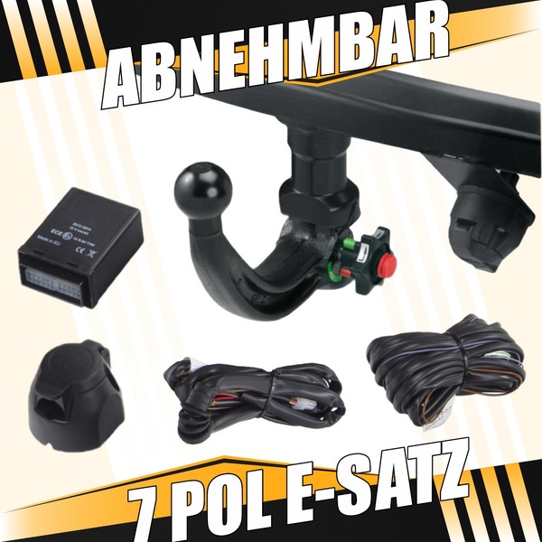 AnhäNgerkupplung Abnehmbar +E-Satz 7P FüR - Mercedes C Klasse S203 Kombi 01-07-image