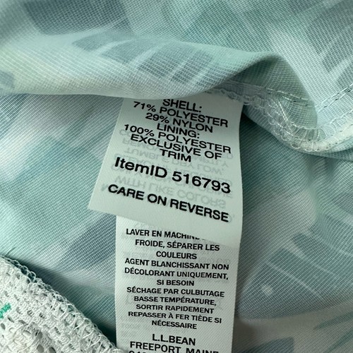 LL Bean Tropicwear Womens XLP Fish Vented Button Up Short Sleeve Top UPF 50+ - Picture 12 of 18