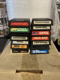 Intellivision Console Atari 2600 Console Plus Games Untested