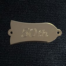 Gibson les Paul Truss Rod Cover 50th Anniversary gold 2 hole