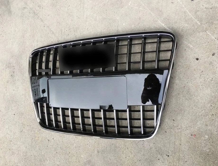 Parrilla de parachoques delantero plateada para Audi Q7 SQ7 2007 2008 09-2015 Foto 3 de 3