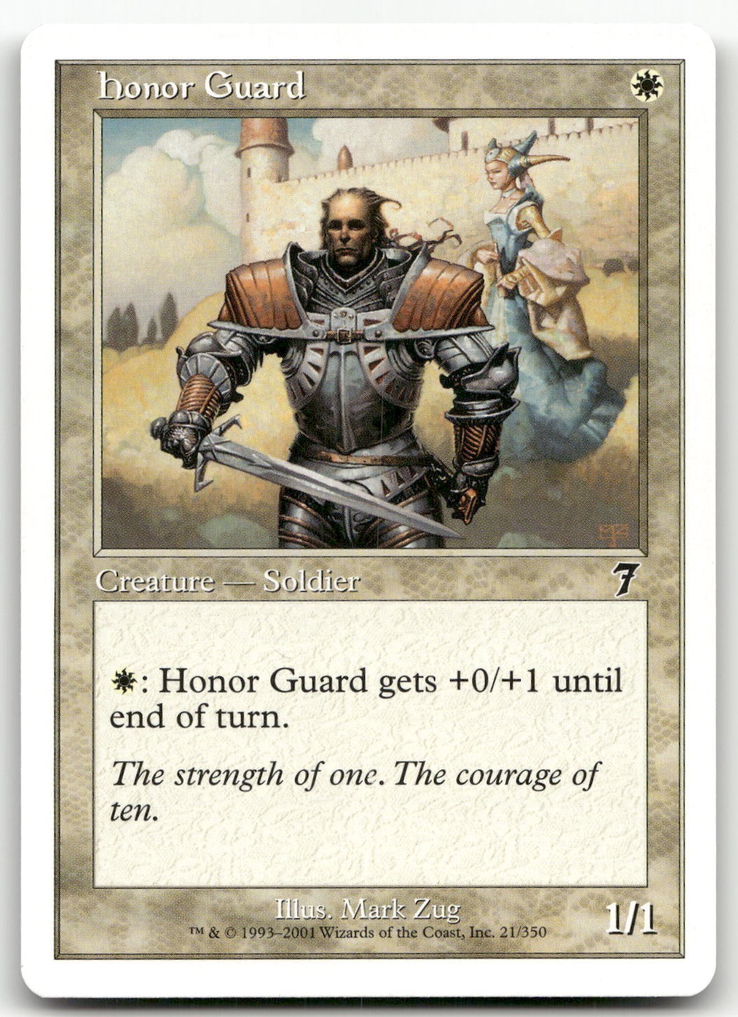 Honor Guard #21 (NM) 7th Edition 7ED Magic MTG