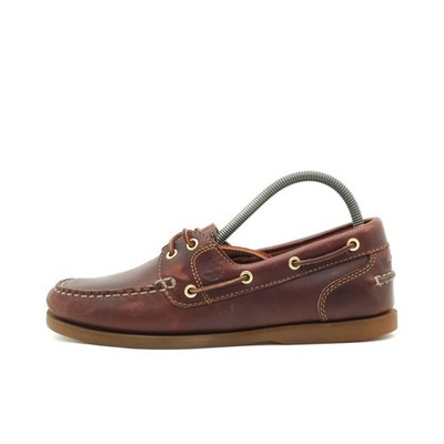 Timberland Damen bootsschuhe EU 38 braun leder niedrig atmungsaktiv mokassins