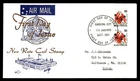 Mayfairstamps Australia FDC 1975 pair new rate coil stamp air mail First Day Cov