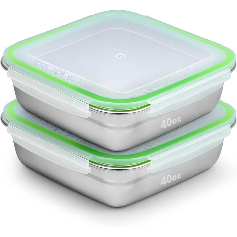 Stackable Food Storage Microwave Safe New