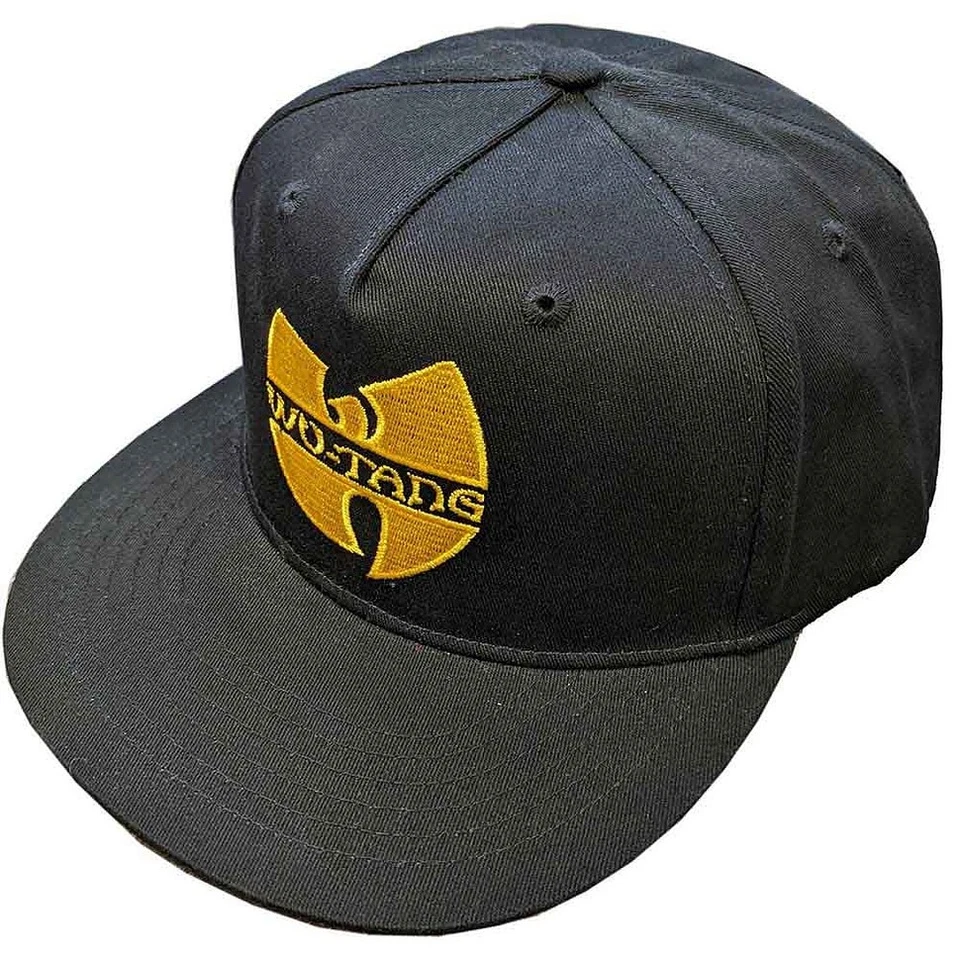 Wu-Tang Clan - Logo Snapback Cap Black Snap Back Mütze