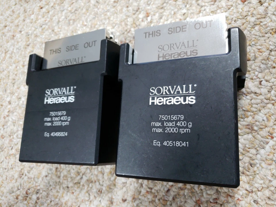 Sorvall Heraeus TAQMAN 75015679 con 75015686 Insertos de Centrífuga (Lote de 2) Foto 2 de 4