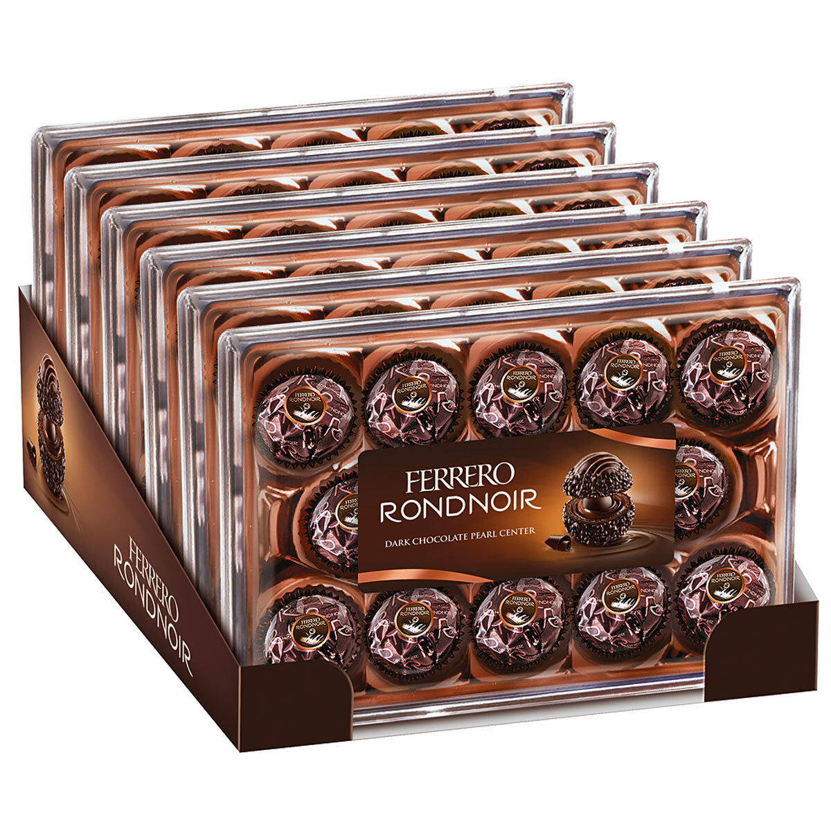 Ferrero Rocher chocolats rond noir chocolat noir 138 g lot de 6