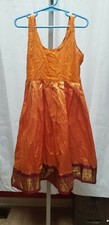 Girls sz 4 orange dress