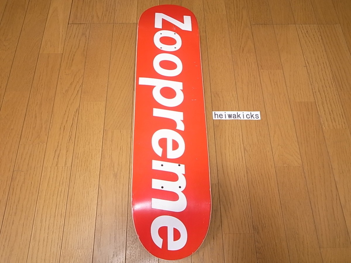 2006 Zoopreme Red Box Logo Skateboard Skate Deck Zoo York