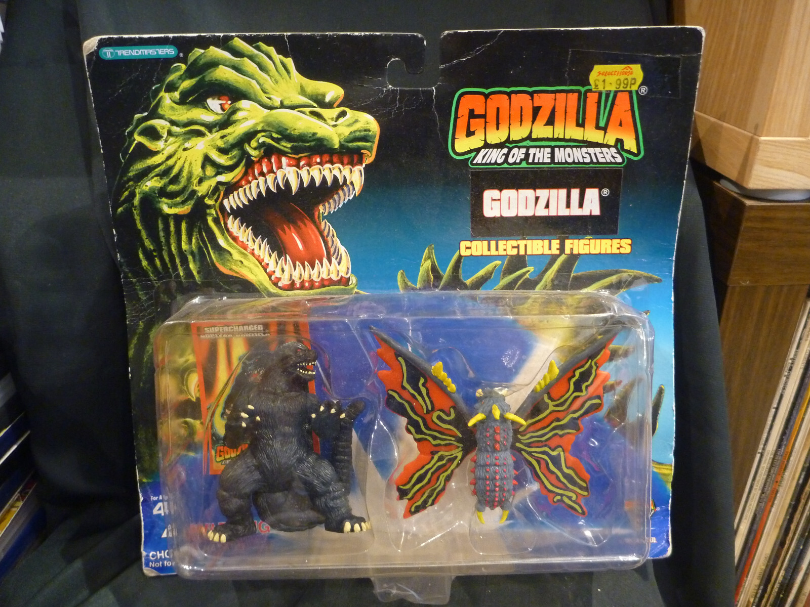 Godzilla King Of The Monsters Godzilla Action Figure Trendmasters. With Battra
