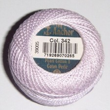 Anchor Perlgarn 8 Farbe 342 Stickgarn Hardanger 10 Gramm