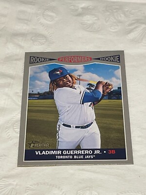 2019 Topps Heritage #RP-1 Vladimir Guerrero Jr. Rookie Performers