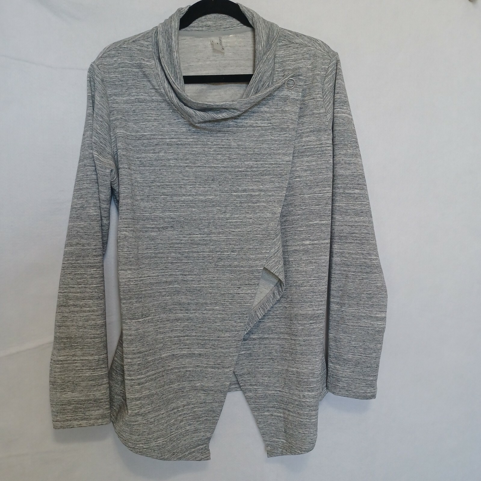 Gray Cardigan Sweatshirt Large 