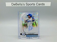 2020 Bowman Sterling  Speckle Refractor #BSPA-JA Jacob Amaya Dodgers RC Auto