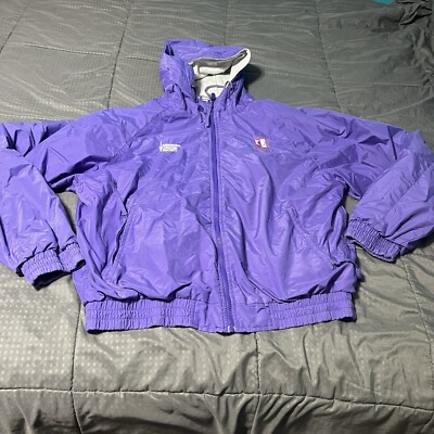 FLAW FAIR READ tri mountain jacket coat relay for life purple Size large
