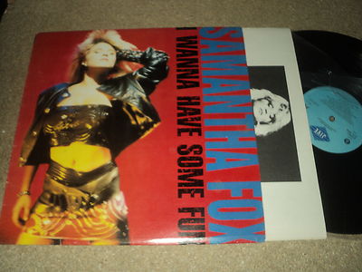 @ SAMANTHA FOX 33 TOURS LP 12 '' YOUGOSLAVIA I WANNA HAVE SOME FUN LOVE HOUSE