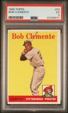 Roberto Clemente -- 1958 Topps #52 -- PSA 5 -- SHARP LOOKING