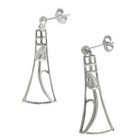 Cairn 632 Silver Rennie Mackintosh Earrings - frances. Tarnish Resistant. Brit Cairn 632 Silver Rennie Mackintosh Earrings - frances. Tarnish Resistant. Brit